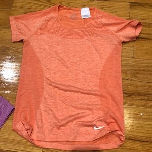 Orange Nike top
